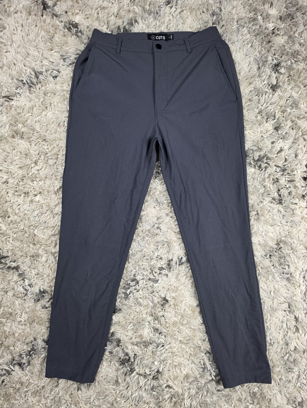 Cuts Clothing Pants Mens Size Large AO Joggers Tapered Chino Pocket Trouser